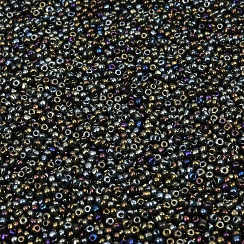 8/0 3mm Tiny Brown Glass Seed Beads for Jewelry Making Japanese Round rocailles DIY Craft Approx.1600Pcs - color: Brown, size: 3mm 8/0