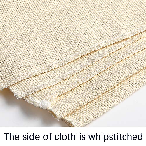 Pllieay 2PCS 26.4 x 19.3 Inch Tufting Cloth Needlework Fabric - size: 2pcs 26.4 x 19.3 Inch