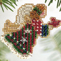 Christmas Angel Beaded Counted Cross Stitch Ornament Kit Mill Hill 2004 Winter Holiday H117