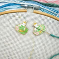 Cute Needle Minder Magnetic Needle Keeper for Cross Stitch Embroidery Sewing Needle and Pin Holders (Plant Bottle) - color: Plant Bottle