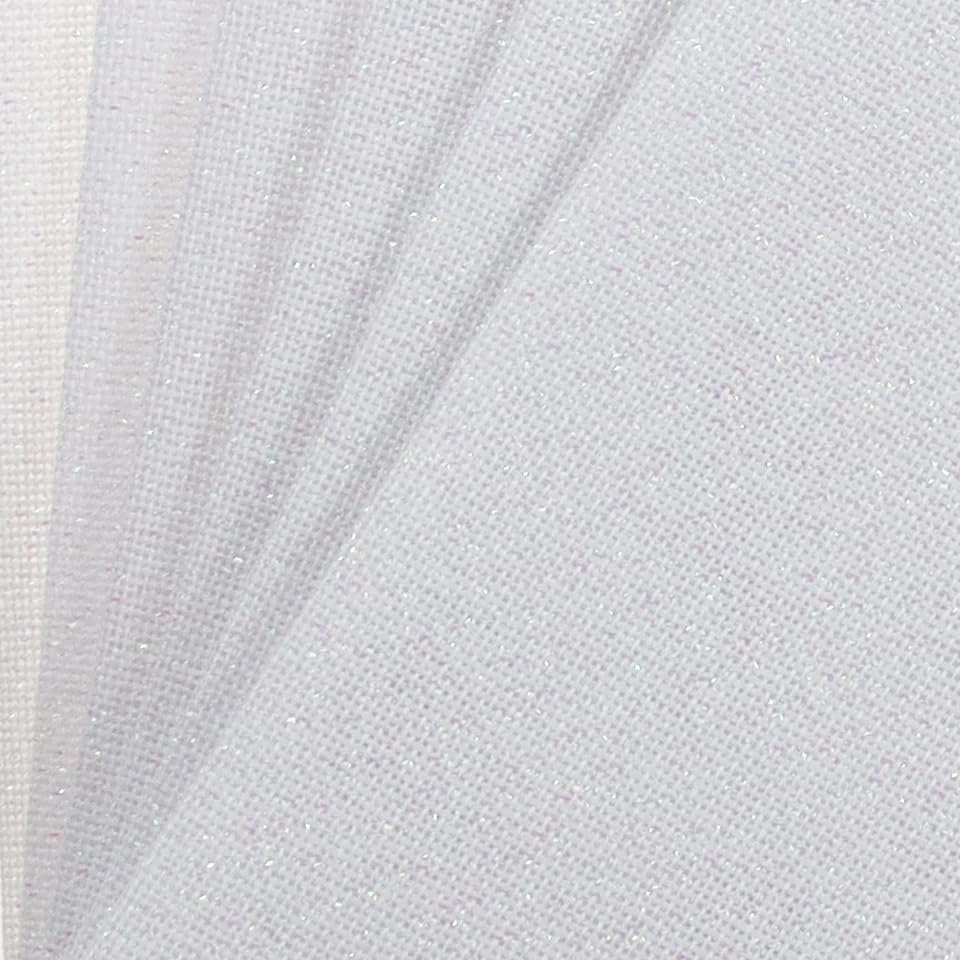 KCS 6 pc of 12" x 18" 30cmx45cm high Count Counted Cotton Aida Cloth Cross Stitch Fabric (28CT,White Opal) - color: White Opal, size: 28CT