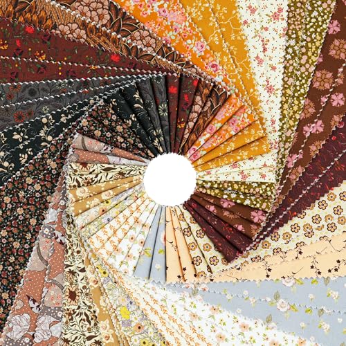 Craftido-20 Options-100% Cotton Jelly Roll Fabric Precut Strips for Quilting, Crafting, and Sewing, 40 Strips 2.5" x 44" Assorted Bundles for Rug, Quilt Project, DIY Craft and Home Decor-Autumn Bounty - color: Autumn Bounty