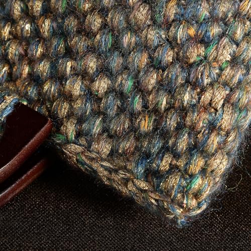 Sparkle Yarn, Glitter Yarn, Sequin Yarn for Crocheting Knitting Crafts,Set of 3 Rolls (Gilded Misty Sea) - color: Gilded Misty Sea