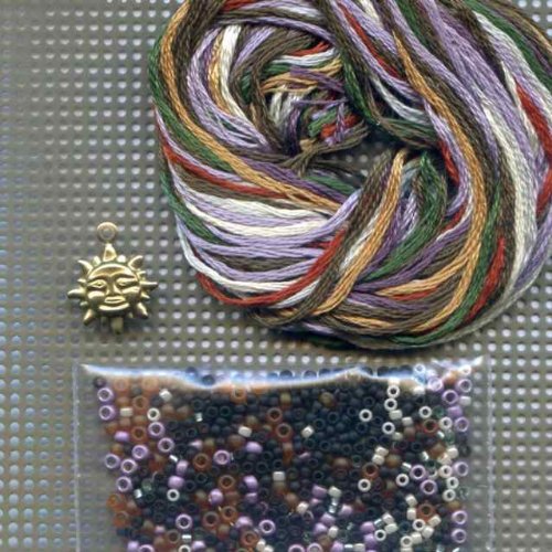 Love Coffee Beaded Counted Cross Stitch Charmed Ornaments Kit Mill Hill 2013 I Love MH163102
