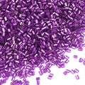 6000pcs Purple Bugle Beads Bulk, Embroidery Tube Short Beads for Jewelry Making, Bracelet,Necklaces Supplies,Craft DIY(3x2mm) - color: Deep Purple