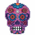 Rosa Beaded Cross Stitch Halloween Kit 2016 Mill Hill Calavera Charmed Ornaments MH161626
