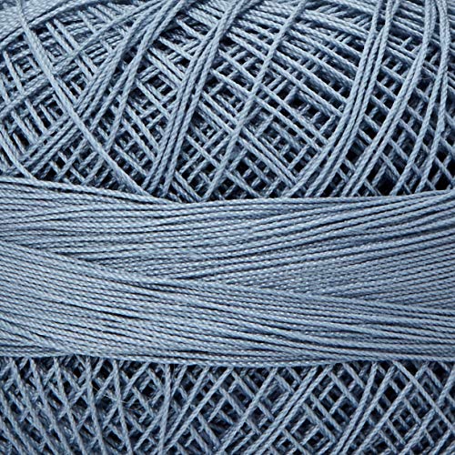 Lizbeth Size 80 HH80653 HH80 Lizbeth Cotton Thread 184 Yds 10G, Antique Blue Medium - color: Antique Blue Medium