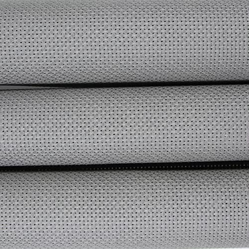KCS 3 pc of 15" x 18" Counted Cross Stitch Cotton Aida Cloth Needlework Fabric (Medium Grey, 14CT) - color: Medium Grey, size: 14CT