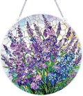 ARPADAMO Flowers Diamond Art Kits for Adults, Acrylic Hanging Suncatcher - color: DP05085