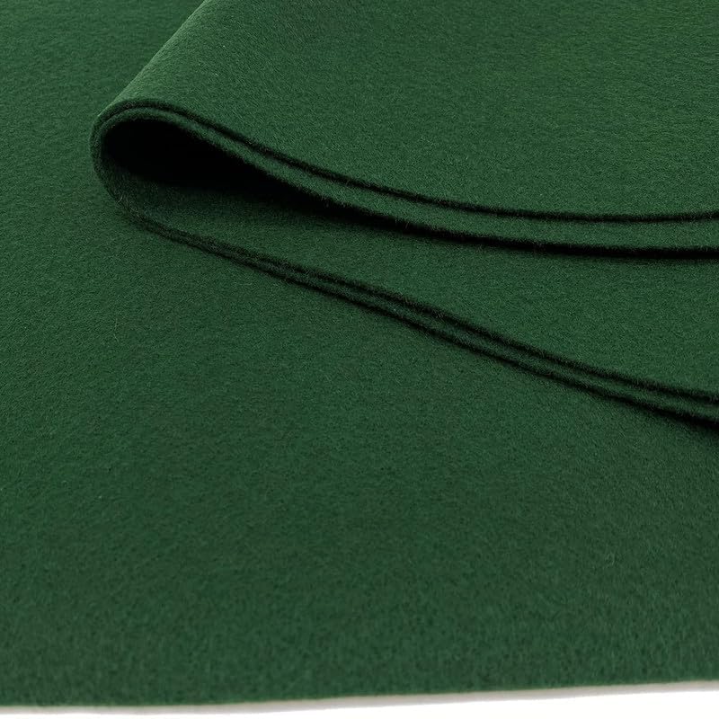 Ice Fabrics Craft Felt Fabric by The Yard - 72" Wide & 1.6mm Thick Acrylic Felt - Soft and Durable Hunter Green Fabric for DIY Arts & Crafts, Decorations and More - 1 Yard Hunter Green - color: Hunter Green, size: 1 Yard