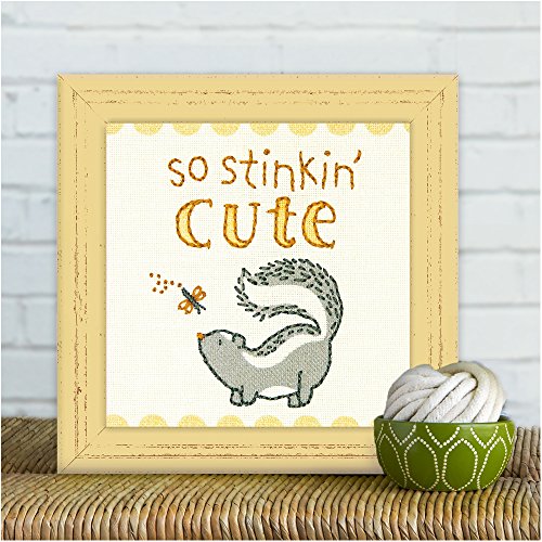 Dimensions 'So Stinkin' Cute' Beginner's Embroidery Kit, 5'' x 5''