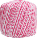 ThreadArt 100% Cotton Crochet Thread Size 10, Variegated Roses 46 - color: VARIEGATED ROSES, size: SIZE 10 SINGLE