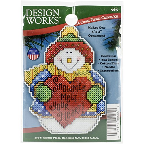 Design Works Crafts Snowman Counted Cross Stitch Ornament Kit