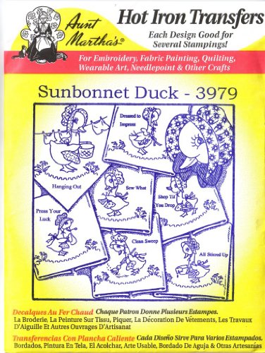 Aunt Martha's Hot Iron Transfers 3979 Sunbonnet Duck