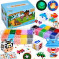 Meland Fuse Beads Kit, 5MM 24000 Beads in 24 Colors,Craft Gift for Age 5-12 - size: 24000 pcs without Iron