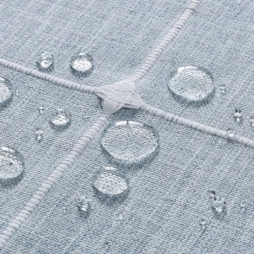 ZeeMart Grid Embroidered Rectangle Hemmed Tablecloths 52x70in, Blue - color: Blue, size: 70" x 52" (Rectangular)