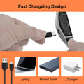 Magnifying Glass with Light Hands Free Magnifying Glasses Headset - color: Orange & Gray, size: Without Case