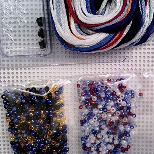 Invisible Snowman Beaded Counted Cross Stitch Christmas Ornament Kit Mill Hill 2016 Winter Holiday MH181635