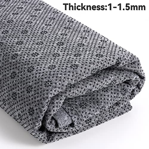 Pllieay 72x40 Inch Non Slip Final Backing Cloth,Vinyl Primary Tufting Cloth - size: 72x40 inch