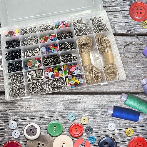 Goiio 4 Pack Plastic Organizer Container Box