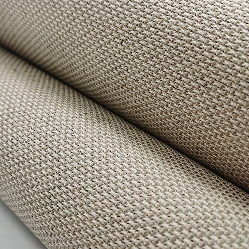 19" x 28" 14CT Counted Cotton Aida Cloth Cross Stitch Fabric (Linen) - color: Linen