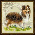 RIOLIS 1710 Sheltie Counted Cross Stitch Kit 9.84 x 9.84 in