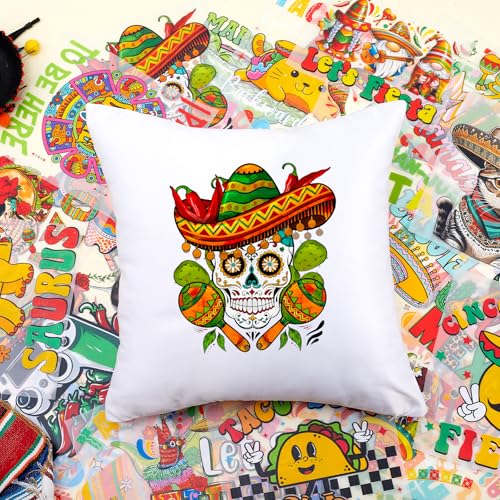 Cinco de Mayo Iron on Transfers Heat Transfer Viny 28pcs - color: Green