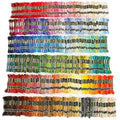 Vilihkc Rainbow Color Embroidery Floss 447 Skeins Per Pack with Cotton for Cross Stitch Threads Bracelet Yarn Craft Floss Embroidery Floss Set - color: 447 colors