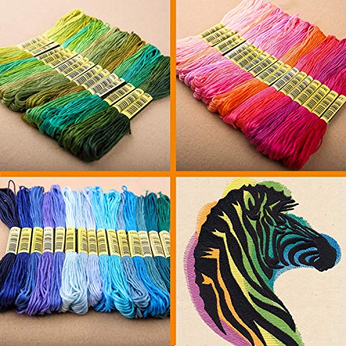 LOVIMAG Embroidery Thread 140pcs Friendship Bracelet String Floss Kit Yarn - style: 140pcs