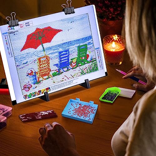 Ratukall A3 LED Light Pad for Diamond Painting, USB Powered Light Board Kit - style: 02-A3 Light Pad Kit