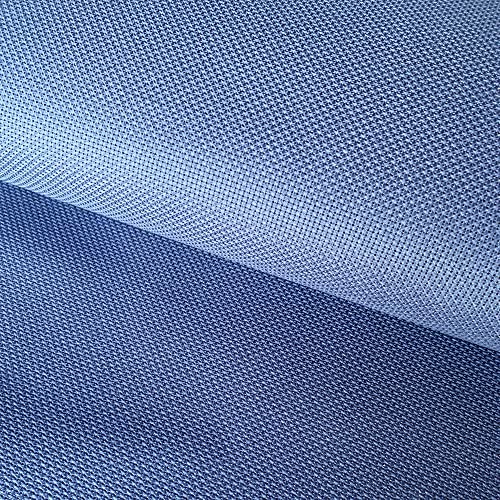 14CT Aida Cloth Embroidery Cross Stitch Fabric, Blue Collection (W29″ x L39″, Sky Blue) - color: Sky Blue, size: W29″ x L39″