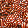 4200pcs Glass Bugle Beads, Mini Long Tube Seed Beads Bulk, Tiny Small Loose Spacer Embroidery Beaded for Bracelets Jewelry Making Sewing, Crafts, Christmas Ornaments, 2×6mm, Brown - color: Dark brown