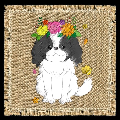 BENECREAT 4Pcs 43Pcs Cats and Dog Water Soluble Stabilizer, A4 Flower with Animal Embroidery Pattern Transfers for Hand Sewing Embroidery Stick and Stitch - color: Cats and Cute Dog