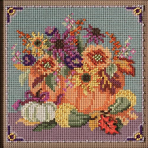 Mill Hill Counted Cross Stitch Floral PUM, Multi