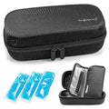 YOUSHARES Insulin Cooler Travel Case - Handy Medication Insulated Diabetic Carrying Cooling Bag for Insulin Pen, Glucose Meter and Diabetic Supplies with 3 Cooler Ice Pack - color: 01 Eva Dk