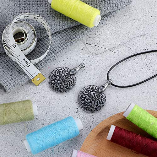 Mudder 2 Pcs Yarn Cutter Pendant Metal,Antique Silver - color: Antique Silver