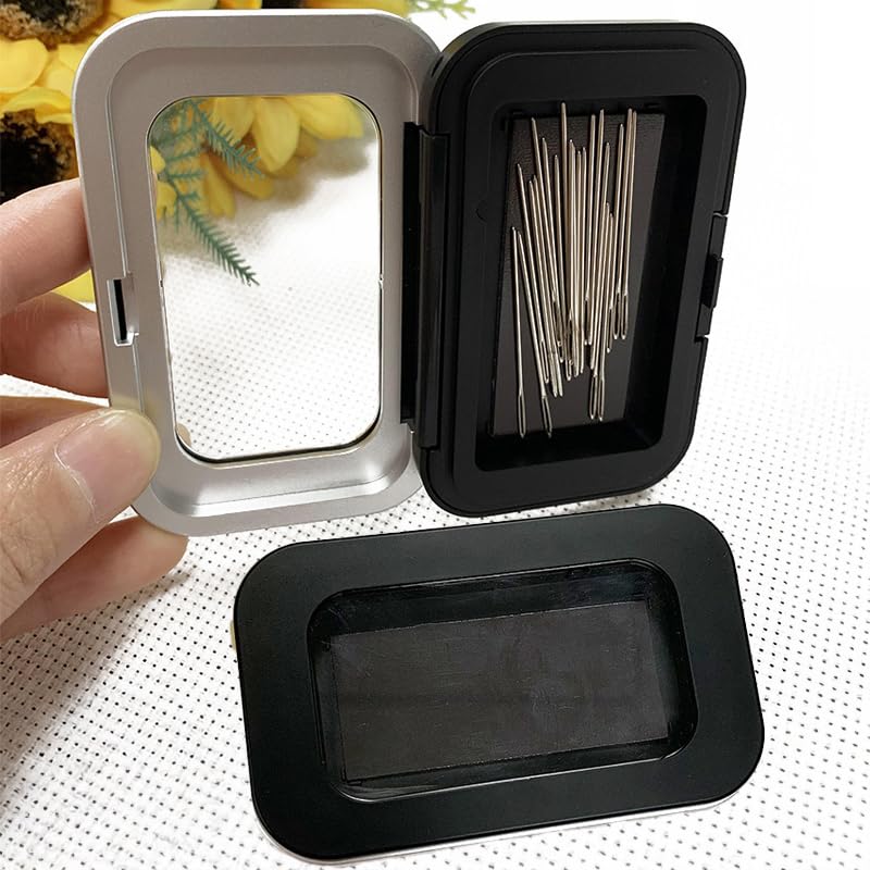 Portable Black Embroidery Needle Storage Case DIY Sewing Tool Accessories (Style 02) - color: Style 02