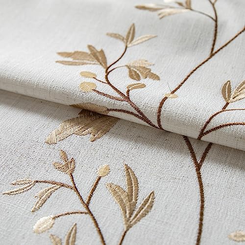 Oubonun Tablecloths for Rectangle Tables - color: Beige, Coffee Leaf, size: 70" x 55" (Rectangular)