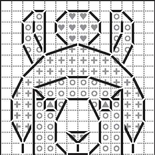 DIMENSIONS Colorful Llama Counted Cross Stitch Kit for Beginners, 11 Ct. White Aida Cloth, Finished Project 3" Diameter, Multicolor 5 Piece