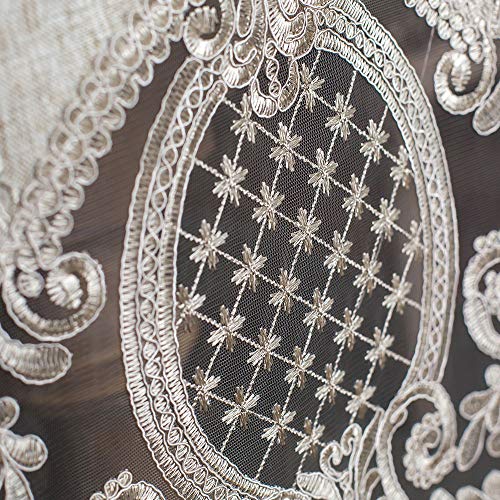ARTABLE Small Macrame Lace Table Runner Vintage Embroidery 16 x 35 Inch - size: 16 x 35 Inch