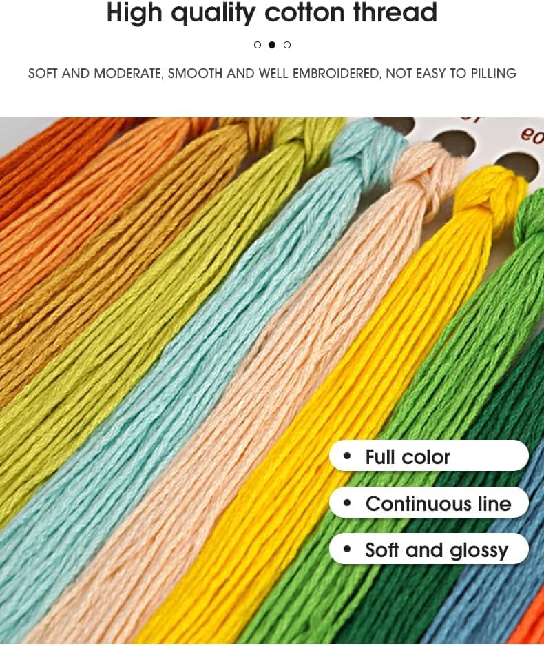 DYAIANGMU Girl Stamped Cross Stitch Kit for Adults 13.7x13.7 inches - color: red-83