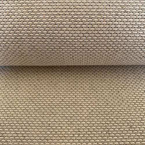 14CT Aida Cloth Embroidery Cross Stitch Fabric, Natrual Linen W29″ x L39″ - size: W29″ x L39″