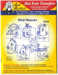 Aunt Martha's Hot Iron Embroidery Transfer 3922 Bird Houses