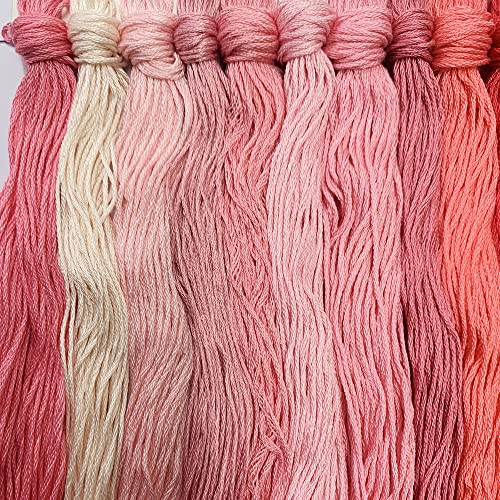 Moohue 14 ct Counted Cross Stitch Kits for Adults Flowers Cross Stitch Patterns Stamped Printed Cross Stitch Kits (Flowers 16) - color: Flowers 16
