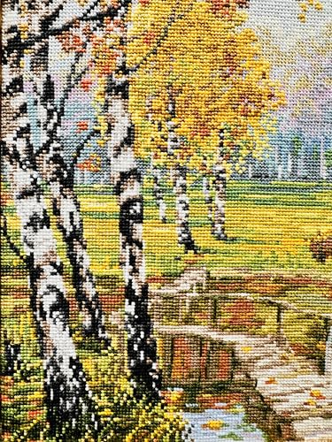 RIOLIS 1134 Birches Counted Cross Stitch Kit 10.24 x 14.96 in