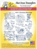 Christian Blessings Aunt Martha's Hot Iron Embroidery Transfer