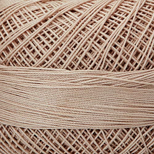 LIZBETH Size 80 HH80690 HH80 Cotton Thread 184 Yds 10G, Mocha Brown Lt. - color: Mocha Brown Lt.