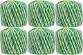 ThreadArt 100% Cotton Crochet Thread Size 3, Variegated Garden Greens - color: VARIEGATED GARDEN GREENS, size: SIZE 3 - 6 PACK