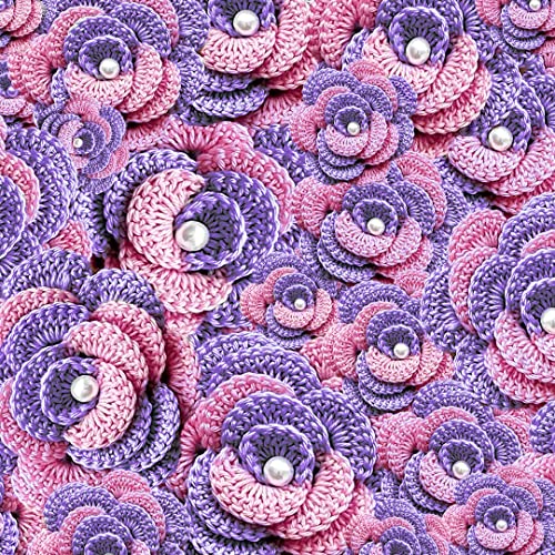 KGS Crochet Thread Cotton Yarn Balls | Size 8 | 10 Balls | 10 Grams Each Ball | Total 100 Grams of Pearl Cotton Thread for Crocheting, Cross Stitch, Needlepoint Hand Embroidery (Baby Pink) - color: Baby Pink