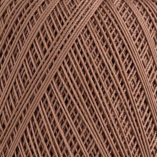 Yarn Art 1 Skein YarnArt Violet,100 Mercerized Cotton Yarn Threads Crochet Lace Hand Knitting Yarn Embroidery Arts Crafts (Brown 0015) - color: 0015